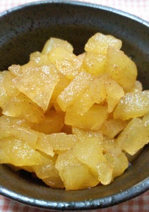 レンジで簡単!!りんごのコンポート♥-レシピのメイン写真