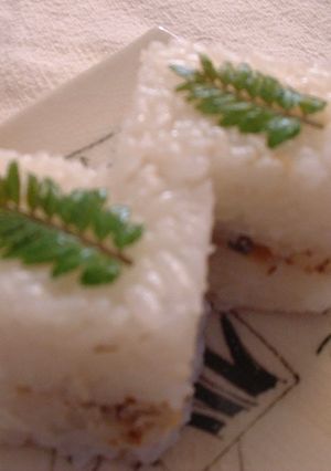春の香り♪鯖の押し寿司-レシピのメイン写真