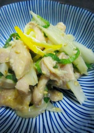 春の味☆鶏ももとうどの酢味噌和え-レシピのメイン写真