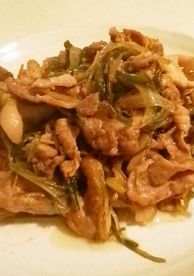 ご飯がすすむ！豚肉とネギの炒め物-レシピのメイン写真