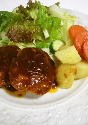 簡単!ふっわふわハンバーグ-レシピのメイン写真