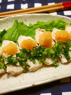 蒸し鶏のタバスコおろし-レシピのメイン写真
