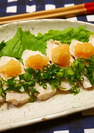 蒸し鶏のタバスコおろし-レシピのメイン写真