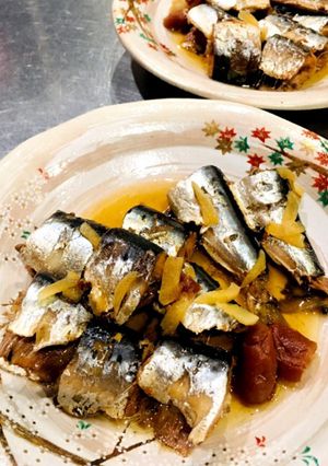 梅たっぷり！簡単圧力鍋で真イワシの梅煮-レシピのメイン写真