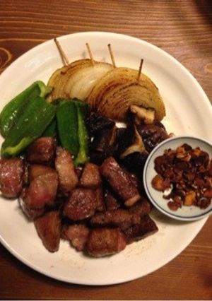 簡単時短バターにんにくでサイコロステーキ-レシピのメイン写真