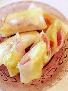 ポテトと生ハムの洋風春巻き〜バジル風味☆-レシピのメイン写真