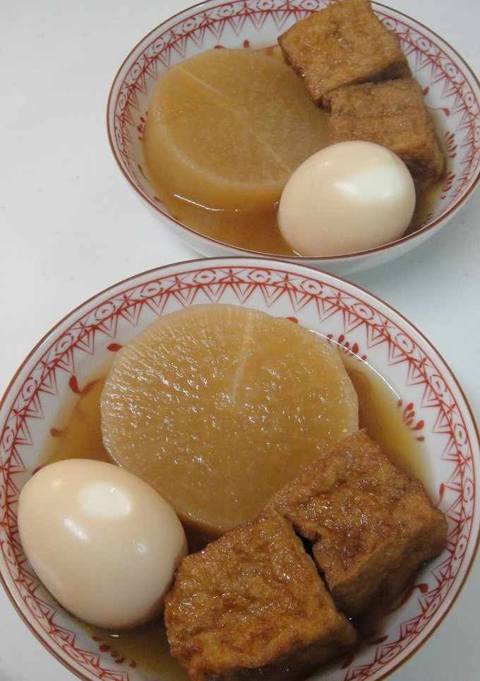 [簡単]大根と厚揚げの手羽中スープ煮-レシピのメイン写真