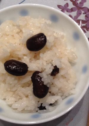 黒豆リメイク 黒豆ごはん-レシピのメイン写真