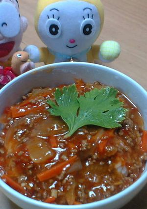 トマト味の牛丼-レシピのメイン写真