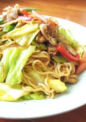 ちょい足しで♪甘味噌ソース焼そば-レシピのメイン写真