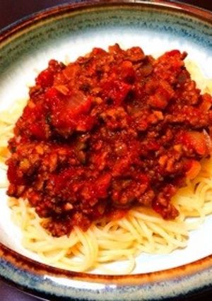 カットトマト缶deミートソース-レシピのメイン写真