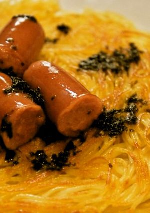 カリッカリスパゲティのバジルソースかけ-レシピのメイン写真