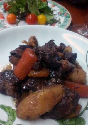豚肉のドライフルーツ煮【古代ローマ風】-レシピのメイン写真