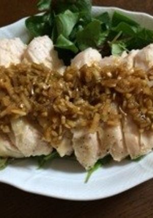 ☆炊飯器で低温調理☆超簡単蒸し鶏-レシピのメイン写真