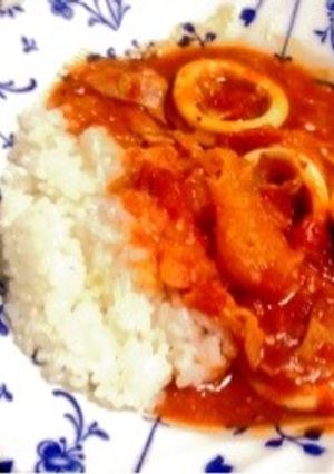 伊予柑の香り爽やか♪トマトソースご飯♪-レシピのメイン写真