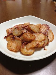 じゃがいもとイカの塩辛炒め-レシピのメイン写真