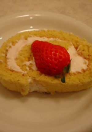 春色♪ピンクロールケーキ-レシピのメイン写真
