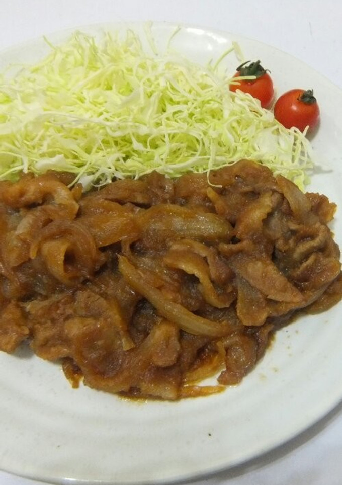 豚バラで激ウマ!!しょうが焼き☆-レシピのメイン写真