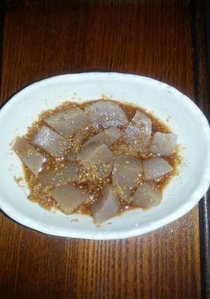 田舎こんにゃくのぽん酢あえ-レシピのメイン写真