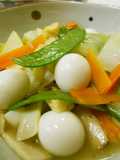 創味シャンタンDXで野菜だけの八宝菜♪