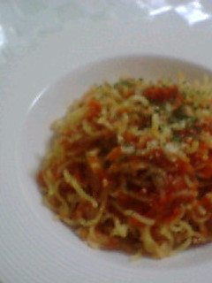 本格ソースでトマトのパスタ-レシピのメイン写真