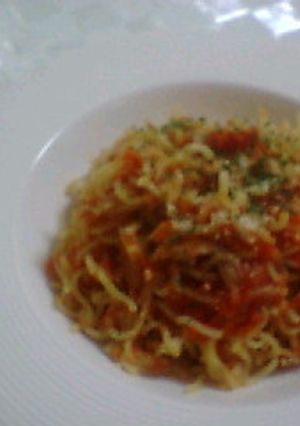 本格ソースでトマトのパスタ-レシピのメイン写真