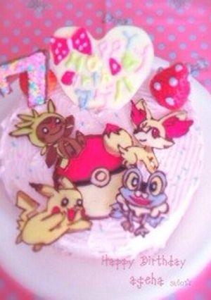 ポケモン☆Birthdayケーキ-レシピのメイン写真