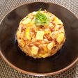 納豆と油揚げのチャーハン