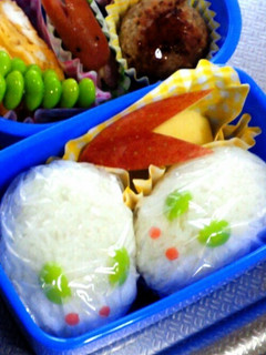 雪うさぎ♡キャラ弁-レシピのメイン写真