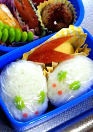 雪うさぎ♡キャラ弁-レシピのメイン写真