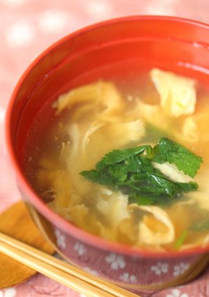 親子かき玉汁♪-レシピのメイン写真