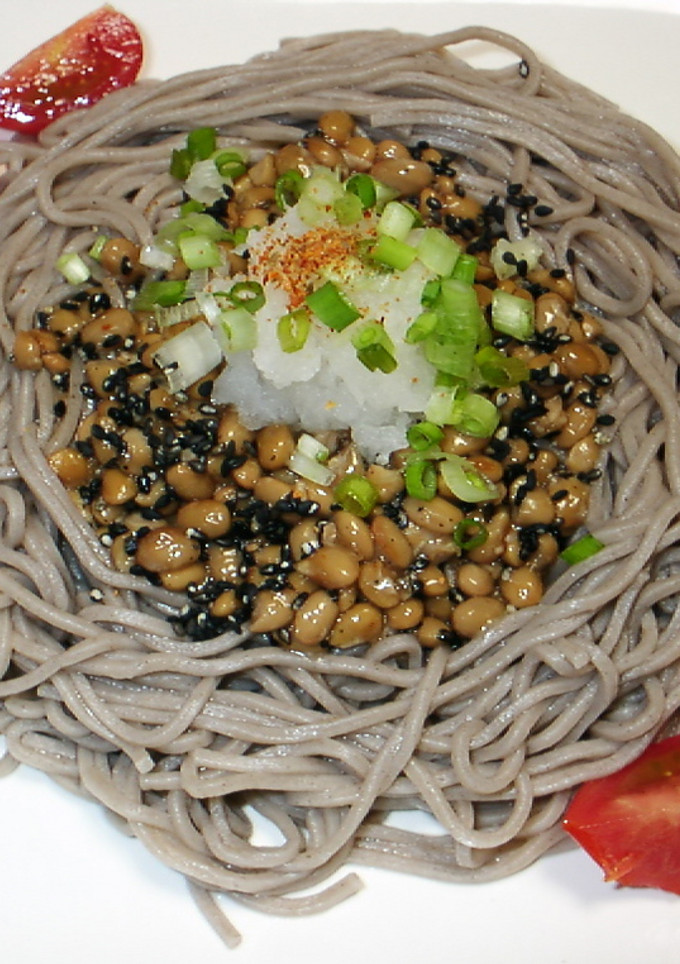 黒ゴマ納豆おろし蕎麦-レシピのメイン写真