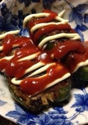 ピーマンの肉詰め-レシピのメイン写真
