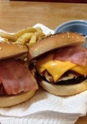 【男のジャンク飯】ハンバーガーセット-レシピのメイン写真