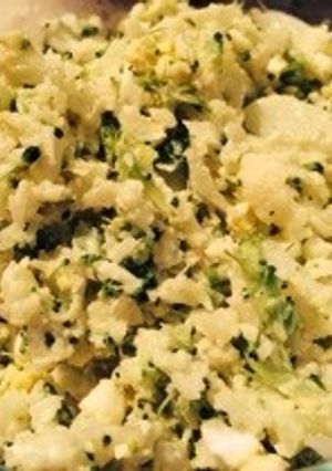 カリフラワーとブロッコリーの温かいサラダ-レシピのメイン写真