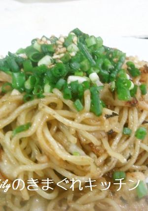 昆布と長芋の焼きそば　バター風味-レシピのメイン写真
