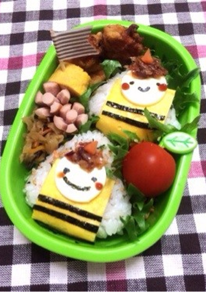 簡単キャラ弁♪ おにぎりde 節分鬼さん-レシピのメイン写真