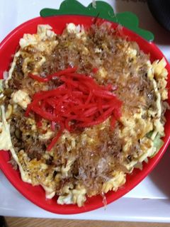 お好み焼き丼♡♡-レシピのメイン写真