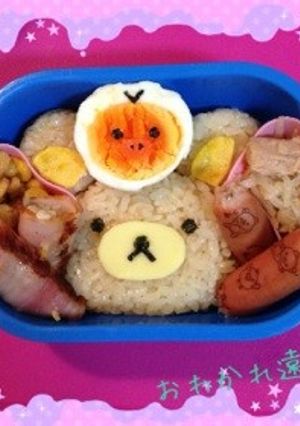 キャラ弁★リラックマ-レシピのメイン写真