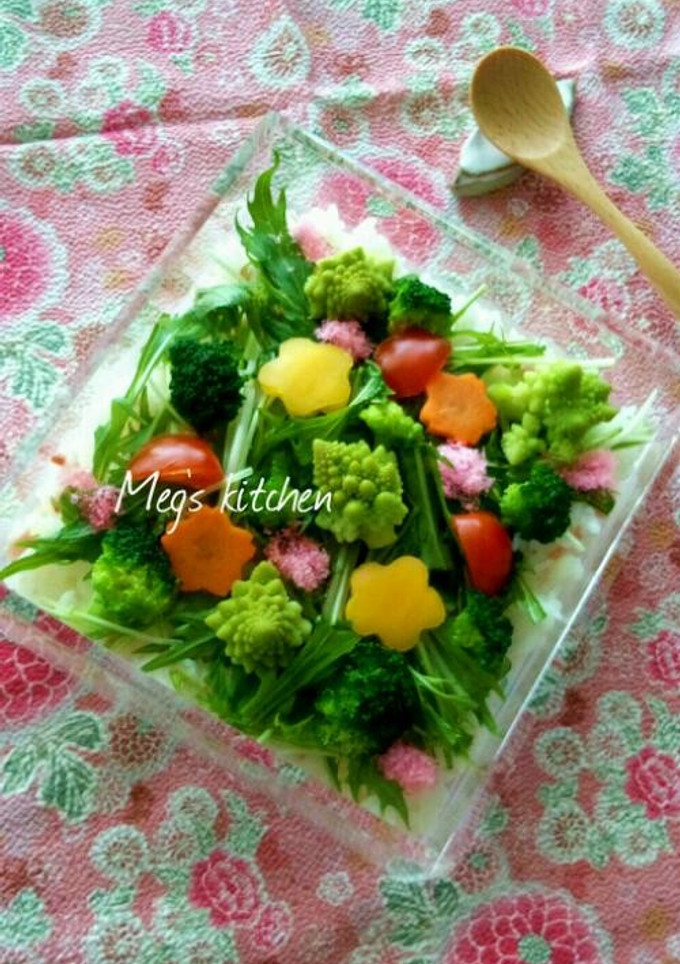 お花畑みたいな♪洋風vegeちらし寿司-レシピのメイン写真