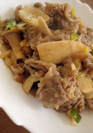 塩ヨーグルト漬け牛肉野菜炒め-レシピのメイン写真