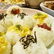 3食干しトマト☆塩こん☆卵のおにぎり