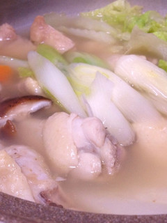 飲み干したくなる♪白湯水炊き-レシピのメイン写真
