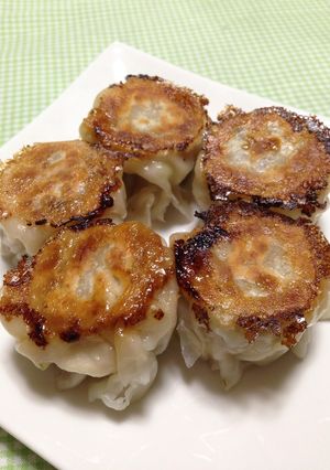 餃子の皮de白菜たっぷり焼き焼売-レシピのメイン写真