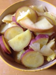 さつまいもとリンゴの甘煮-レシピのメイン写真