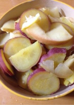 さつまいもとリンゴの甘煮-レシピのメイン写真