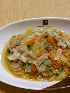 麻婆豆腐の素で豚肉白菜春雨炒め♡-レシピのメイン写真