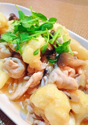 カリフラワーとしめじのオイスター炒め-レシピのメイン写真