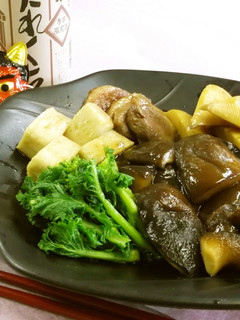 ド迫力!!巨大椎茸「のとてまり」の治部煮-レシピのメイン写真