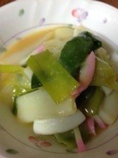 うちのイカとかまぼこ入りネギぬた-レシピのメイン写真